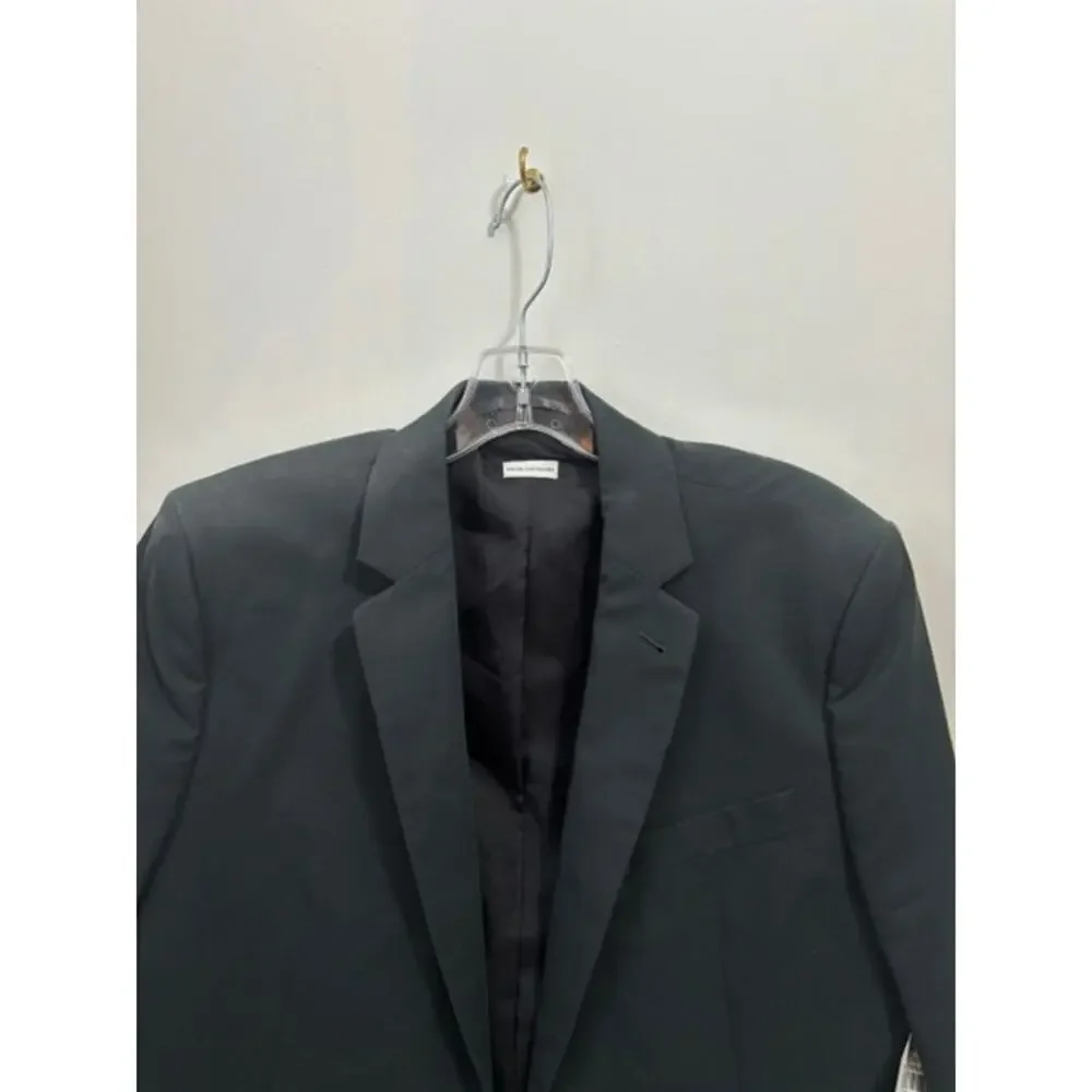 Dries Van Noten Blazer Sport Coat Suit Jacket 40R Dark Hunter Green Cotton NEW